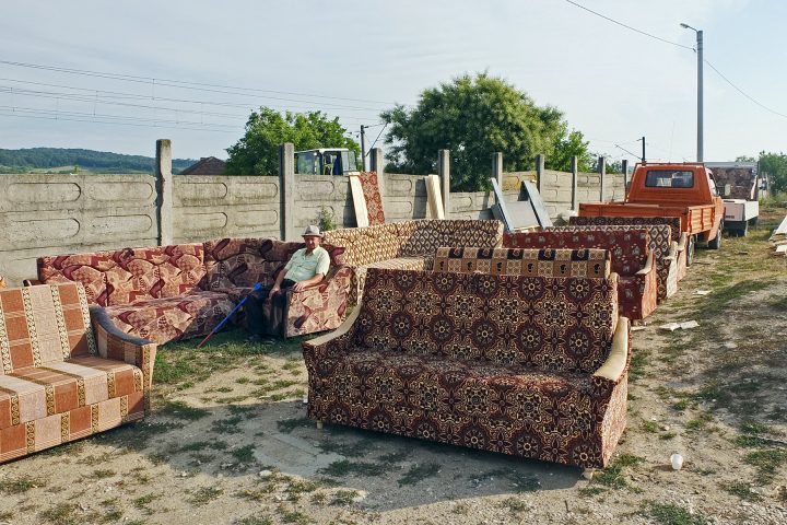 Markt in Mediasch (Couchsurfing rumänisch)