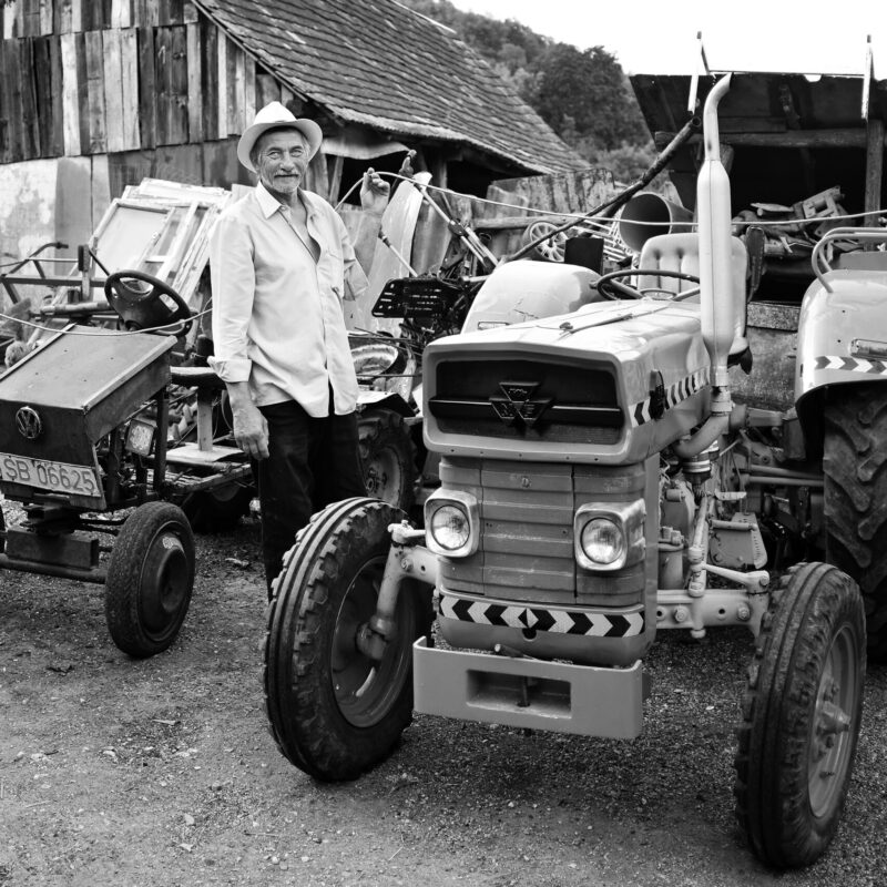 Restaurierter Traktor von Massey Ferguson